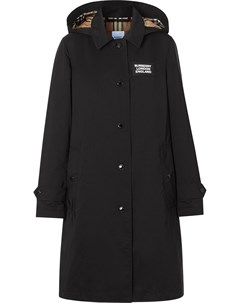 Пальто со съемным капюшоном Burberry