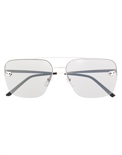 Солнцезащитные очки Panthere de Cartier в квадратной оправе Cartier eyewear