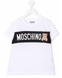 Футболка с логотипом Moschino kids