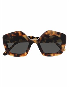 Солнцезащитные очки в оправе черепаховой расцветки Marni eyewear