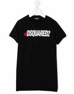 Платье футболка с логотипом Dsquared2 kids