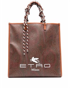 Сумка тоут с логотипом Etro