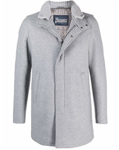 Однобортное пальто Herno