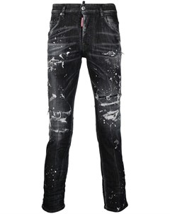 Декорированные джинсы кроя слим Dsquared2
