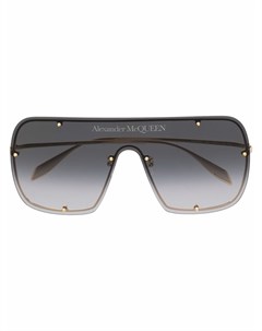 Солнцезащитные очки в массивной оправе Alexander mcqueen eyewear