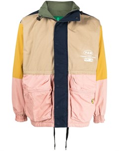 Куртка в стиле колор блок с логотипом Perks and mini