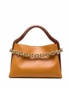 Маленькая сумка тоут Chain с деревянной ручкой Bottega veneta