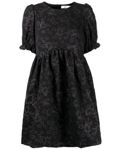 Жаккардовое платье мини с цветочным узором B+ab