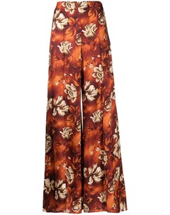 Широкие брюки с цветочным принтом Kwaidan editions
