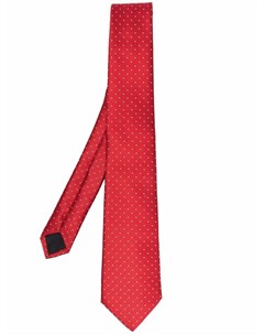 Шелковый галстук в мелкую точку Lanvin