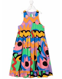 Платье с абстрактным принтом Stella mccartney kids