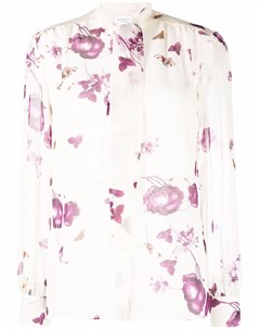 Шелковая блузка с цветочным принтом Giambattista valli