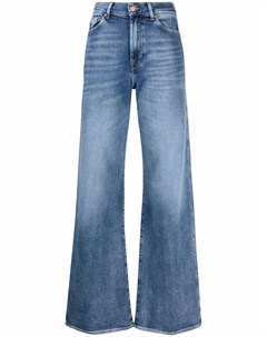 Прямые джинсы с завышенной талией 7 for all mankind