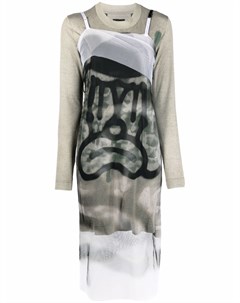 Короткое платье с принтом из коллаборации с Chito Givenchy