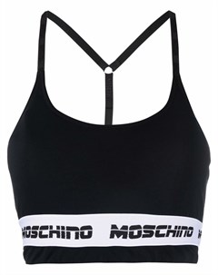 Топ бралетт с логотипом Moschino