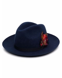 Шляпа федора с перьями Paul smith