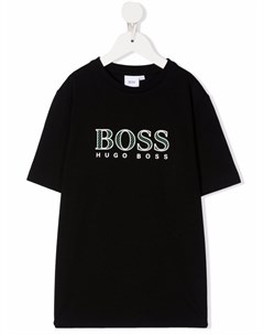 Толстовка с круглым вырезом и логотипом Boss kidswear