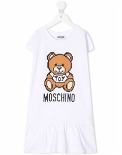 Платье с логотипом Teddy Bear Moschino kids