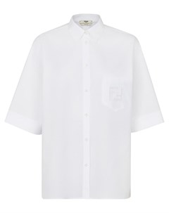 Рубашка с короткими рукавами и вышивкой FF Fendi