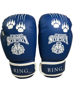 Боксерские перчатки RING RS808 синий Vagrosport
