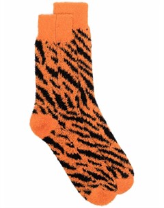 Носки с тигровым принтом Balenciaga