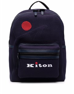 Рюкзак с вышитым логотипом Kiton