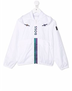 Куртка с капюшоном и логотипом Boss kidswear