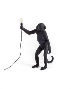 Настольная лампа the monkey lamp black standing черный 46 0x54 0x27 см Seletti