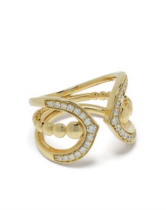 Кольцо Lucia из желтого золота с бриллиантами Sara weinstock