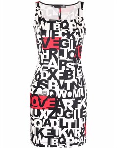 Платье мини с логотипом Love moschino