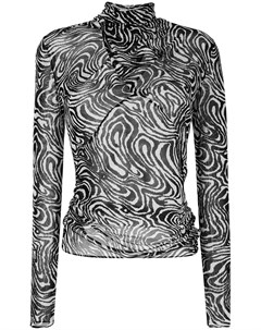 Блузка с абстрактным принтом Tom ford