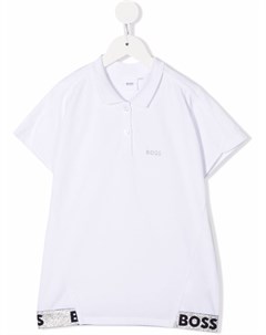 Рубашка поло с короткими рукавами и логотипом Boss kidswear