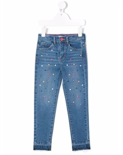 Декорированные джинсы прямого кроя Billieblush