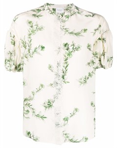 Шелковая рубашка с цветочным принтом Giambattista valli