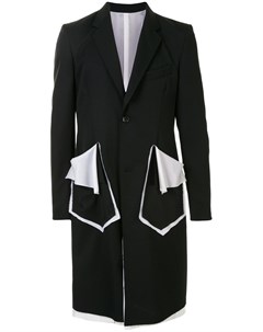 Пальто с контрастной отделкой Sulvam