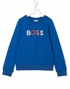 Толстовка с вышитым логотипом Boss kidswear