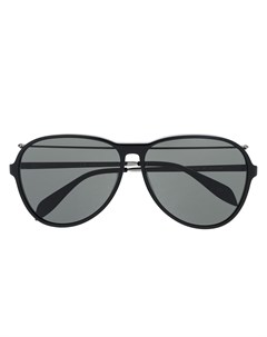 Солнцезащитные очки авиаторы Piercing Pilot Alexander mcqueen eyewear