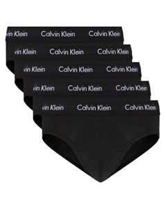 Комплект из пяти трусов брифов с логотипом Calvin klein underwear