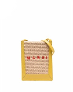 Сумка для телефона с вышитым логотипом Marni