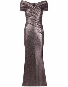 Вечернее платье с эффектом металлик Talbot runhof