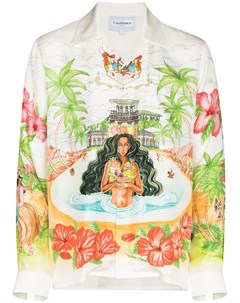 Рубашка Kamehamea с графичным принтом Casablanca
