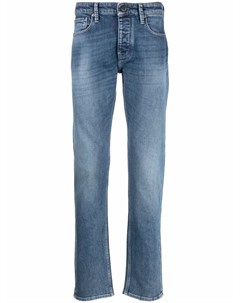 Узкие джинсы с эффектом потертости Emporio armani