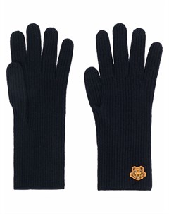 Шерстяные перчатки с логотипом Tiger Kenzo