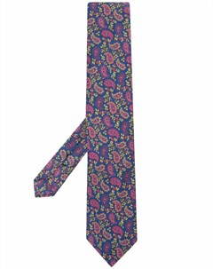 Шелковый галстук с принтом пейсли Etro