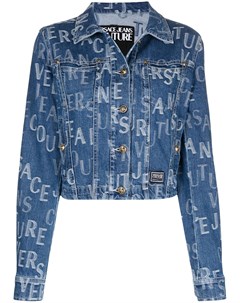 Джинсовая куртка с логотипом Versace jeans couture