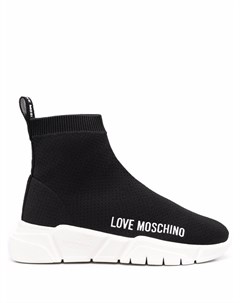 Высокие кроссовки Love moschino