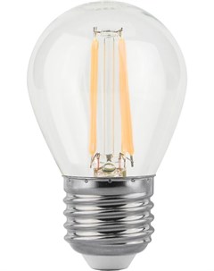 Светодиодная лампа LED Filament Шар dimmable E27 5W 450lm 4100K 1 10 50 105802205 D Gauss