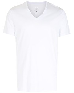 Базовая футболка с V образным вырезом Armani exchange