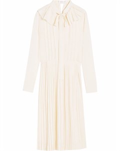 Плиссированное платье с оборками Victoria beckham