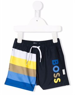 Плавки шорты в стиле колор блок Boss kidswear